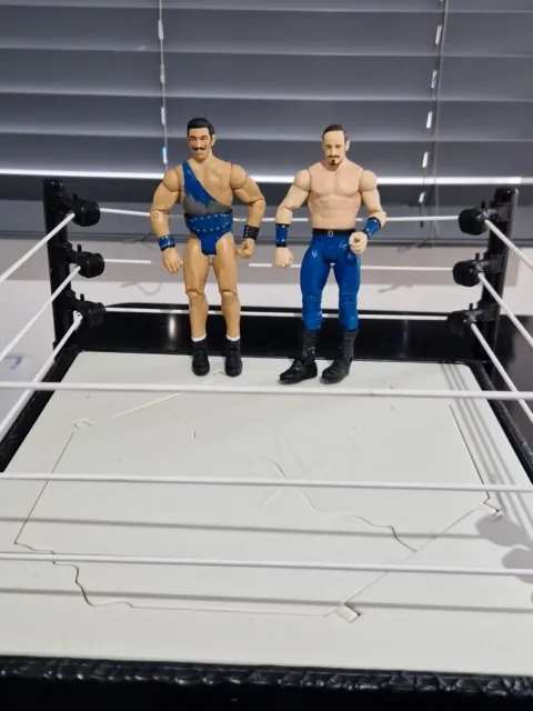 MATTEL WWE COLLAPSIBLE RING (2015) And Figures Bundle
