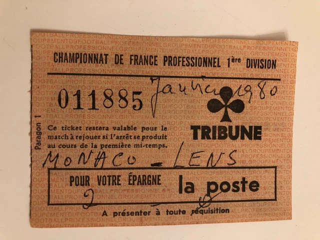Billet / Ticket match football. LENS. Coupe d'Europe - Collection