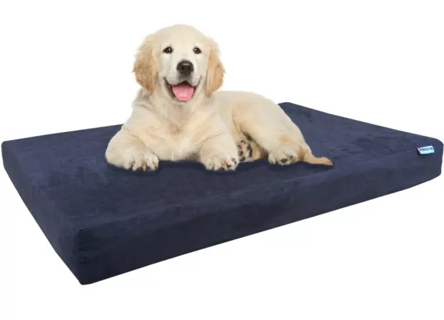 Waterproof Large Orthopedic MEMORY FOAM Pad Pet Dog Bed 41"X27"X4" 42"X28" Crate