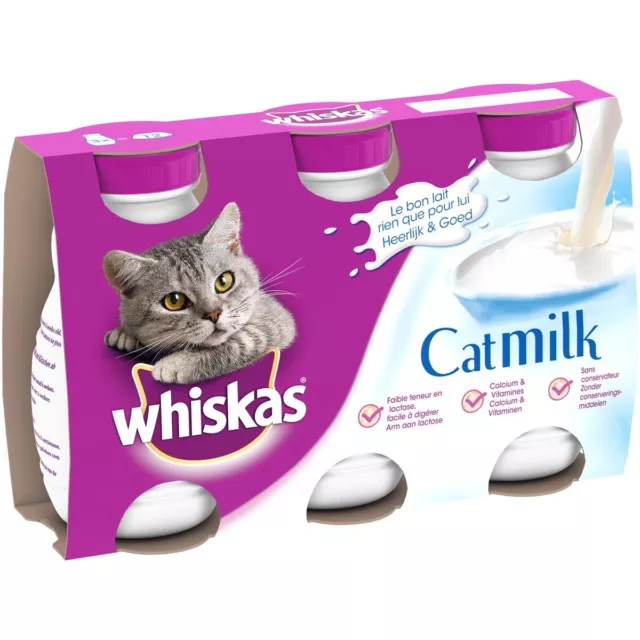 WHISKAS Lait pour chat bouteille 3x200ml 2