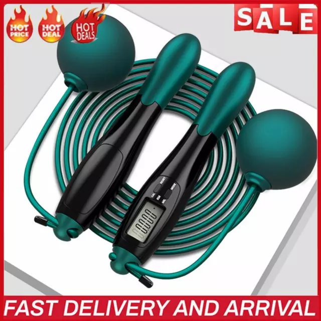Weighted Fitness Exercise Rope Electron Counting Cordless Bodybuilding Equipment