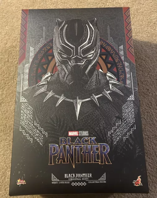 HOT TOYS MARVEL STUDIOS BLACK PANTHER ORIGINAL SUIT 1:6 Scale MMS671 NIB
