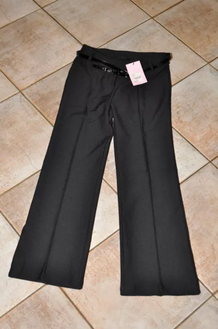 Pantaloni bootleg con cintura ragazza, età 11, Debenhams, nuovi.