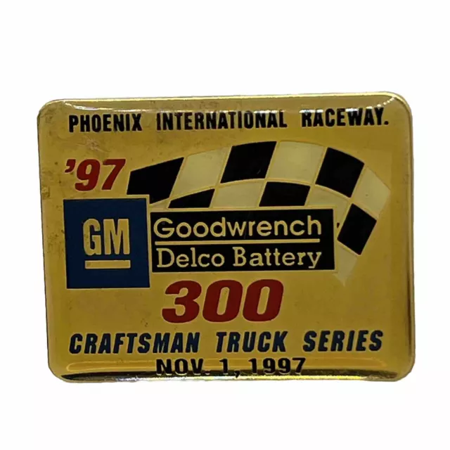 1997 Goodwrench Delco 300 Phoenix Craftsman Truck Racing Race Lapel Hat Pin