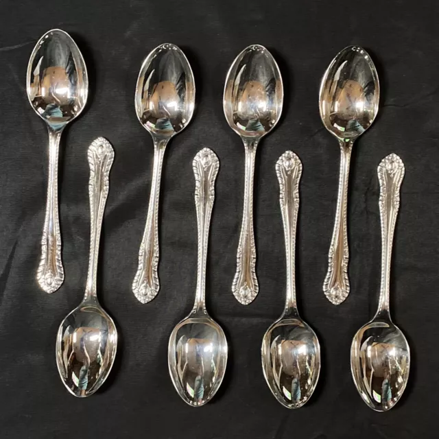 GADROON Spoons Silverplate Set of 8 Cooper Ludlam Sheffield England 6”