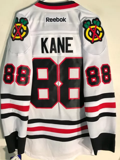 Women's Chicago Blackhawks Patrick Kane #88 Premier Stitched Jersey NHL Reebok L