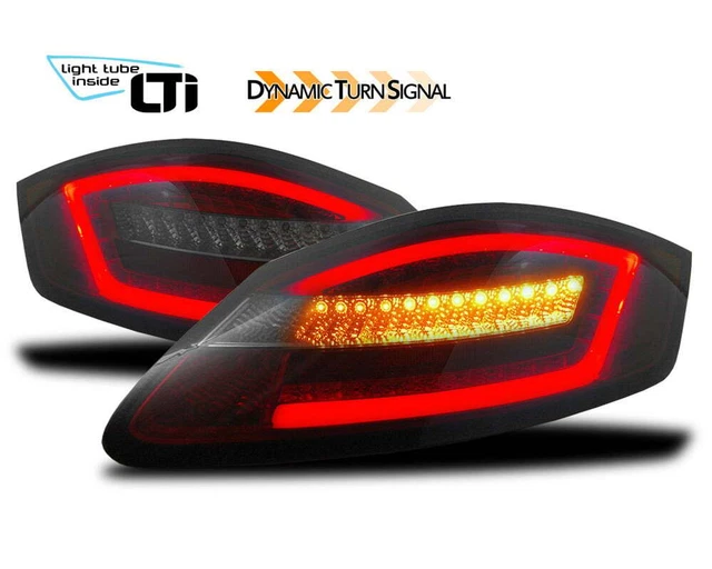 Zadnje luči per Porsche Boxster 987 Cayman 2005-2008 Red Smoke Dynamic Turn sign