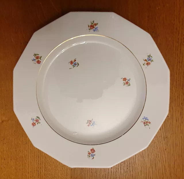 1 assiette Ø 26 cm poinçon Ets céramique de Saint-Amand-les-Eaux 1932