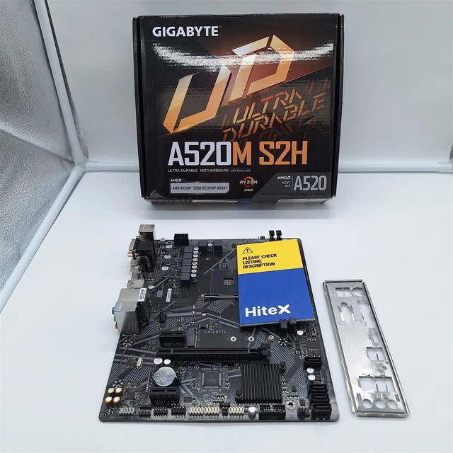Amd Ryzen Gigabyte A520m S2h Motherboard Gigabyte A520M S2H AMD