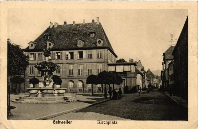 CPA AK GEBWEILER - Kirchplatz (473677)