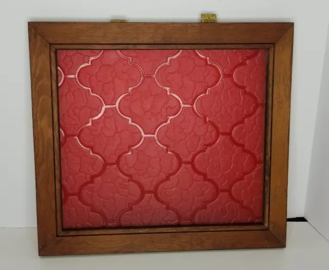 Wood Plastic Stained Glass Look Panel Door Replacement DIY