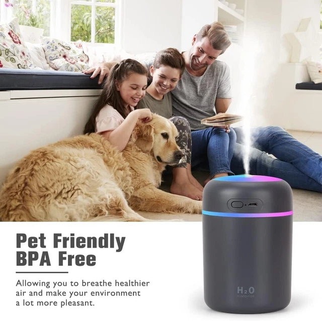 Aroma Humidifier Essential Oil Diffuser Grain Ultrasonic Air LED Aromatherapy US