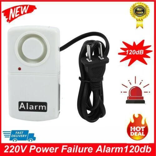 Alarma de apagado automático de 120 dB con indicador LED de cortes - NUEVA