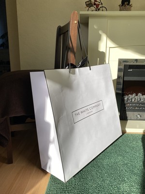 THE White Company Medium Carrier Borsa Regalo 34 x 25 x 14 cm 