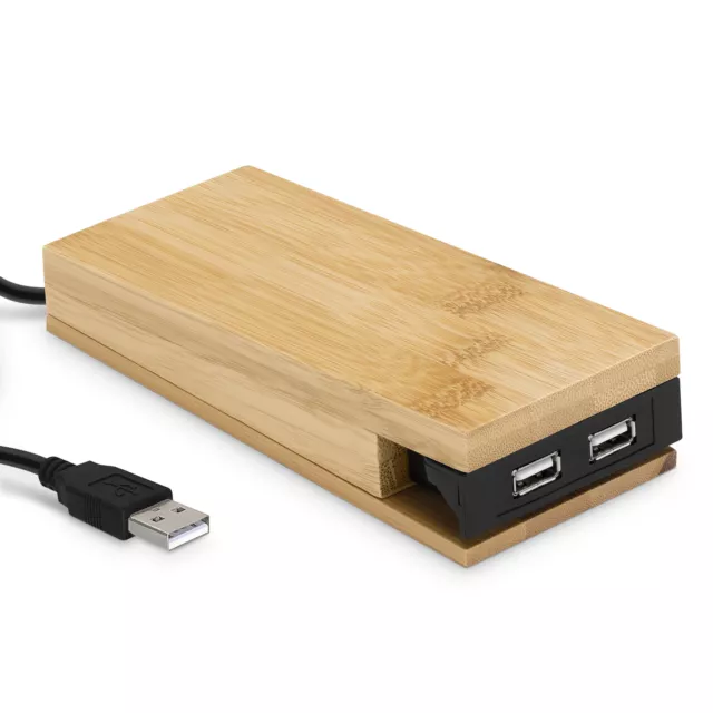 Cargador de enchufe USB para sofá Bambú