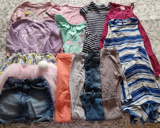 Girls Bundle Of Spring Summer Clothes Age 4-5 Tu Primark Next Etc
