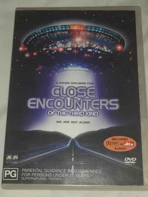 Close Encounters Of The Third Kind  (DVD, 1977) Steven Spielberg. VGC FREE POST.