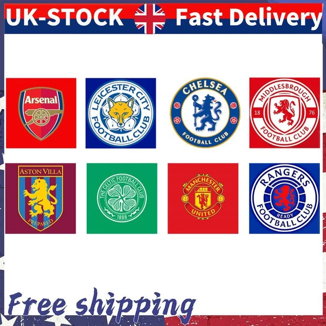 5D DIY Full Drill Diamond Painting Football Club Embroidery Kit Art Craft Gifts