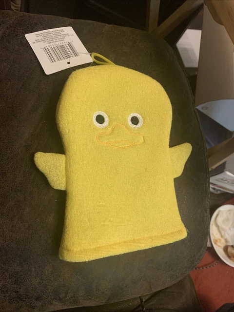 Yellow Duck Bath Mitt Baby Shower Gift Newborn Baby Party Favor Girl Boy Gender