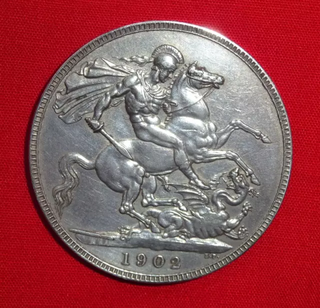 1902 Edward VII Silver Crown - High Collectable Grade Coin