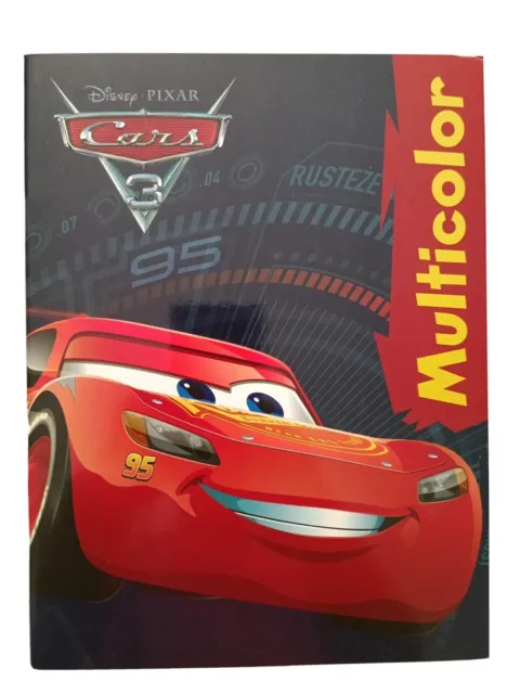 Malbuch Pixar Bilder zum Ausmalen Autos Multicolor DIN A4 16 farbige Bildern