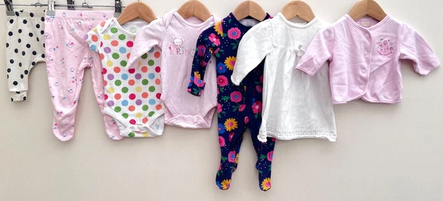Baby Girls Bundle Of Clothing Age 0-3 Months Next Mini Club M&S