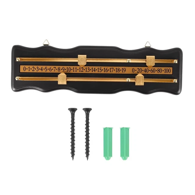 Tabellone Segnapunti Da Biliardo In Legno - Segnapunti Da Parete Per Biliardo Internazionale - Wisboey - Foto 9