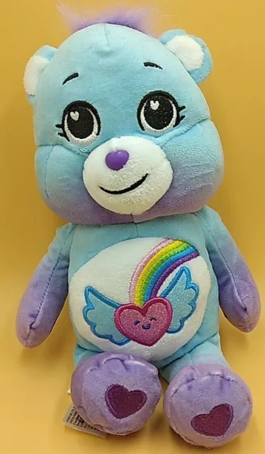 CARE BEARS 10" Plush Stuffed Animal 2  Basic Fun 2022 DREAM BRIGHT BEAR