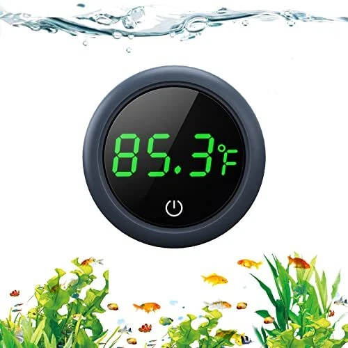 Fish Tank Digital Thermometer Accurate LED Display to ±0.9°F Tank Thermometer...