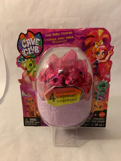 Cave Club Dino Baby Crystals Surprise Pet with Accessories and Slime or Sand New