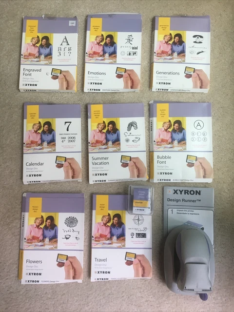 Xyron Design Runner Handheld Printer Scrapbooking Lot Xyron Design Runner Handheld Printer Scrapbooking Lot