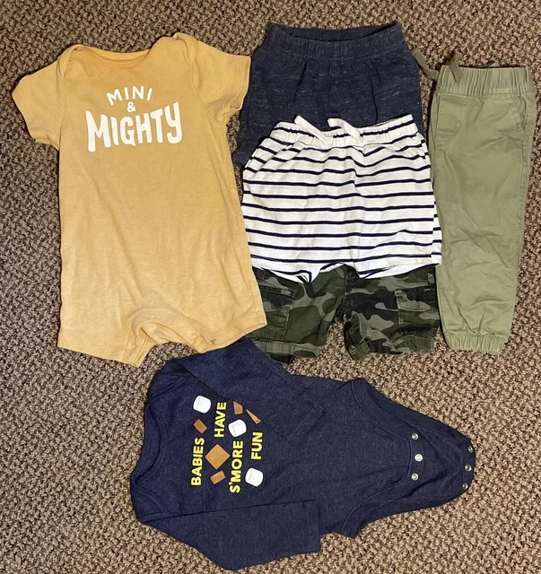 6 Pc. Lot Old Navy Baby Boy Clothes 6-12 Months EUC