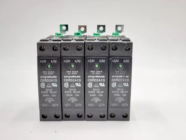 LOT OF 4 - Crydom CKRD2410 Solid State Relay