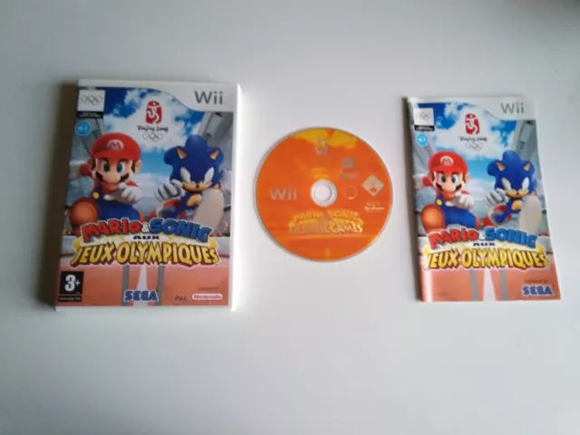 Mario & sonic aux Jeux Olympiques sur Nintendo Wii (complet) 3