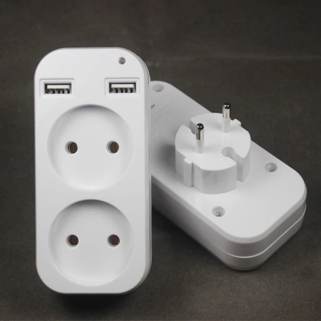 Plug Prise Convertisseur Prise électrique Convertisseur de douille Adaptateur