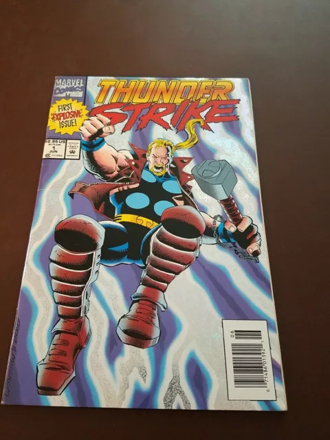 THUNDERSTRIKE #1 Marvel Comics 1993 Foil Cover THOR 4 NEWSSTAND