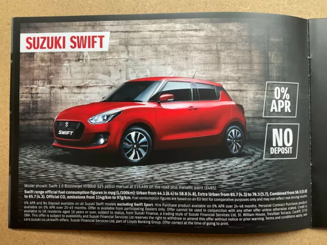 Suzuki Car Range UK Market Car Price List Brochure - July - September 2018 3