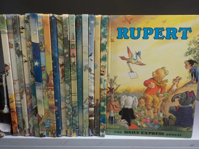 Rupert Bear Annuals Vintage 18 Books ID5059