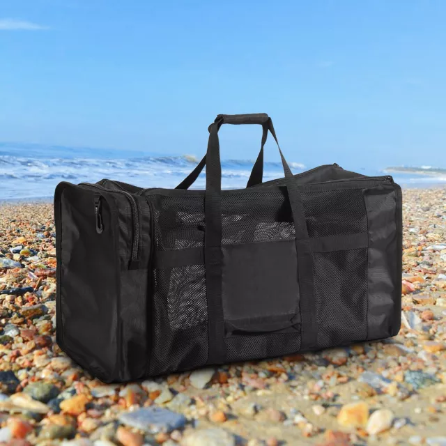 AU Mesh Duffle Gear Bag for Scuba Diving Beach and Sports Equipment 100L E5F5