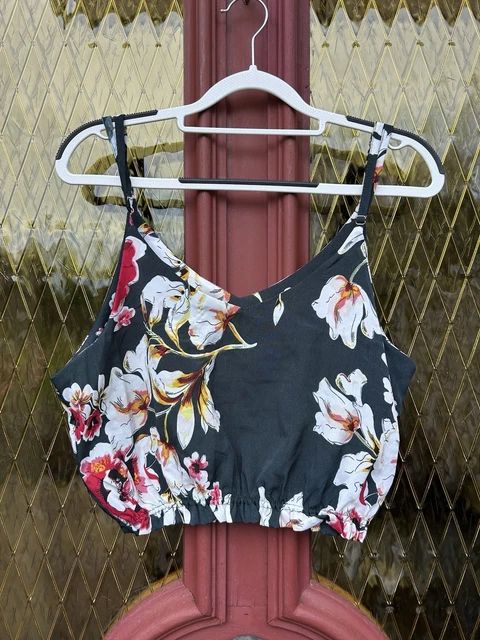 Chemisier Vintage Femme Noir - Taille 42 (attention Tailles Anciennes) - Boutonnage Devant - Occasion Très Bon état