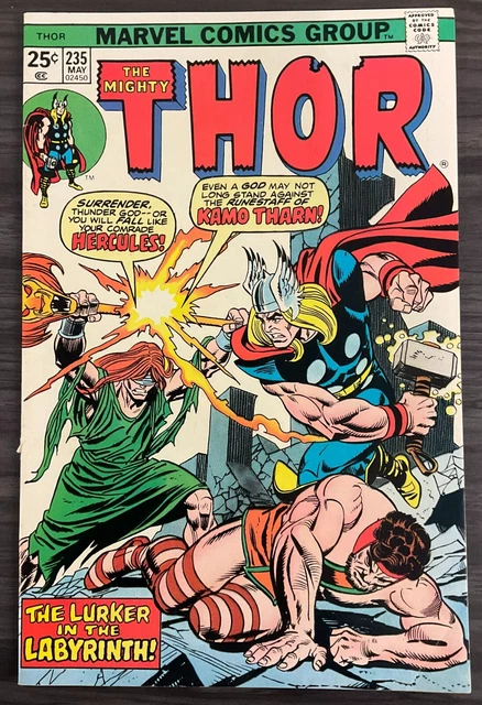 Thor #235 (1975) First App Of Kamo Tharnn, Co-Starring Hercules, Higher Gr! KEY