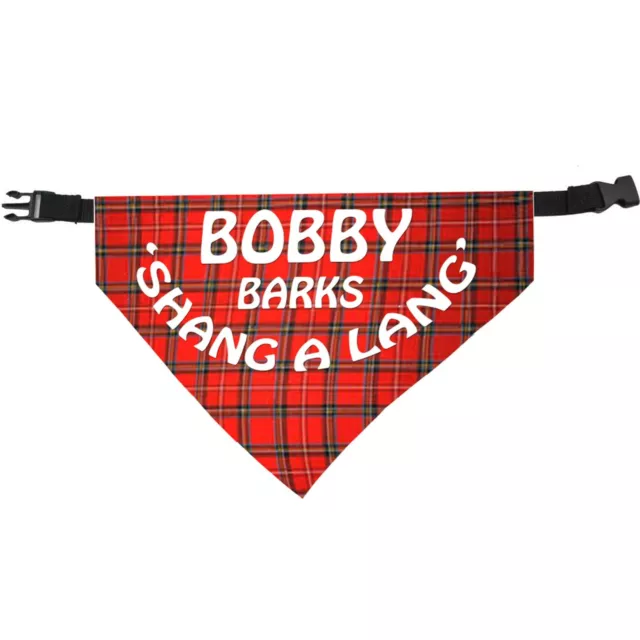 Personalised Bay City Rollers inspired Dog Bandanna