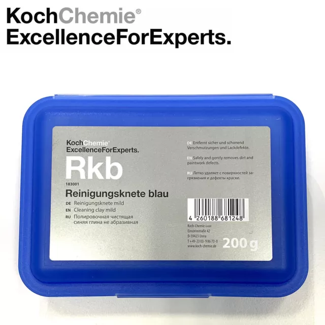 Koch Chemie Reinigungsknete Lack Knete Knetmasse blau mild 200 g