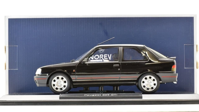 Miniature Norev Peugeot 3008 Mk1 Noir 2009 - Échelle 1/60 (environ 3 Pouces) - Neuf En Boîte