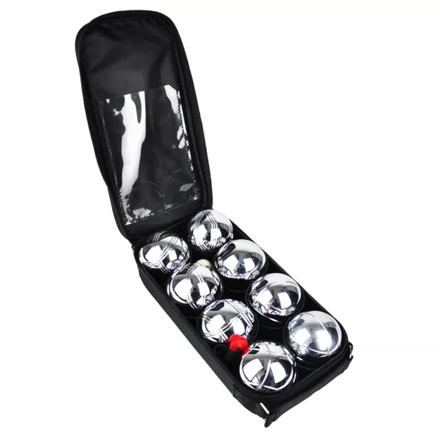 8pc Steel French Boules Set Petanque Balls Garden Game Free Carry Case NEW Fun