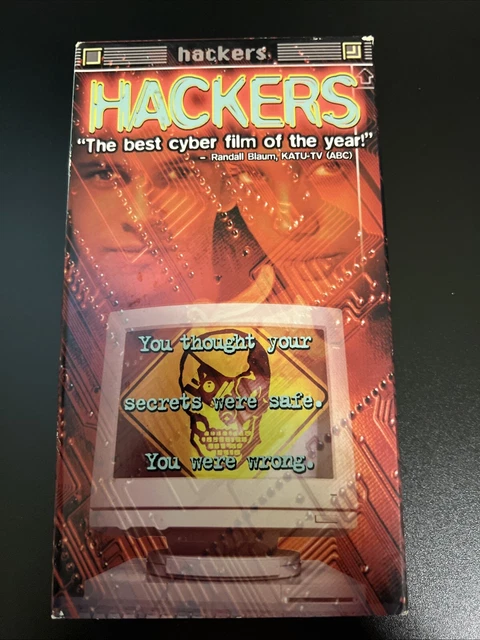 HACKERS VHS 1996 MGM/UA Cult '90s Cyber Crime Angelina Jolie Thriller £ ...