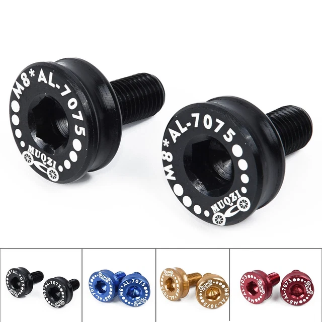 2x MTB Bicycle Bike Crankset Crank Part Bottom Bracket Dust Proof Cover Cap Bolt