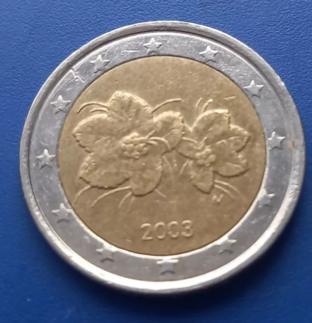 2 Euro Kursmünze,Finnland 2003 Moltebeere