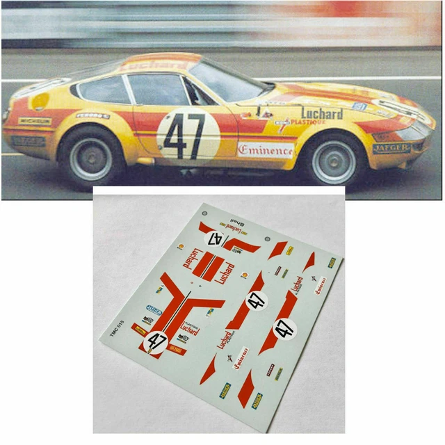 Kit Décalcomanies 1/43 - Ferrari 365 GTB4 Daytona Le Mans - FDS Automodelli