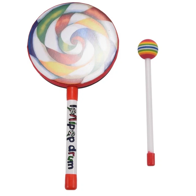 Kinder Percussion Lollipop Trommel, 6 Zoll x1W1